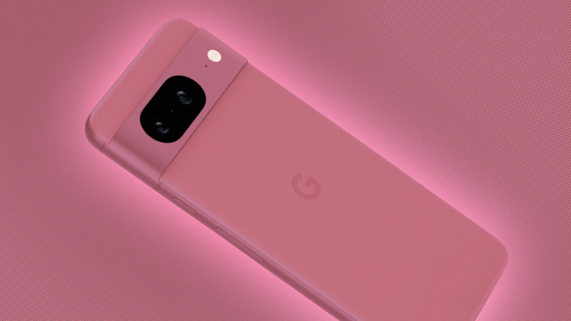 Google Pixel pink phone