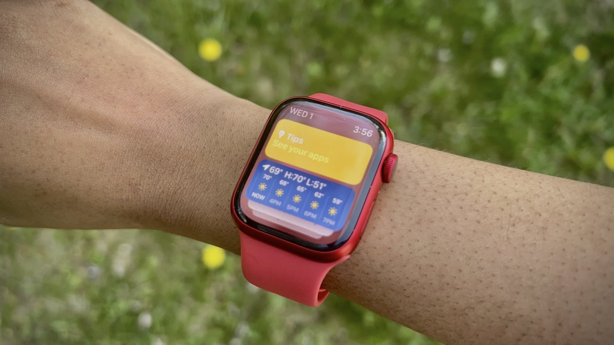 Apple Watch Series 9 on a woman's wrist