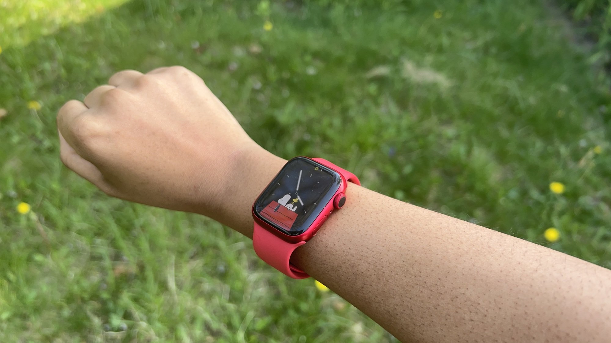 Apple Watch Series 9 on a woman's wrist