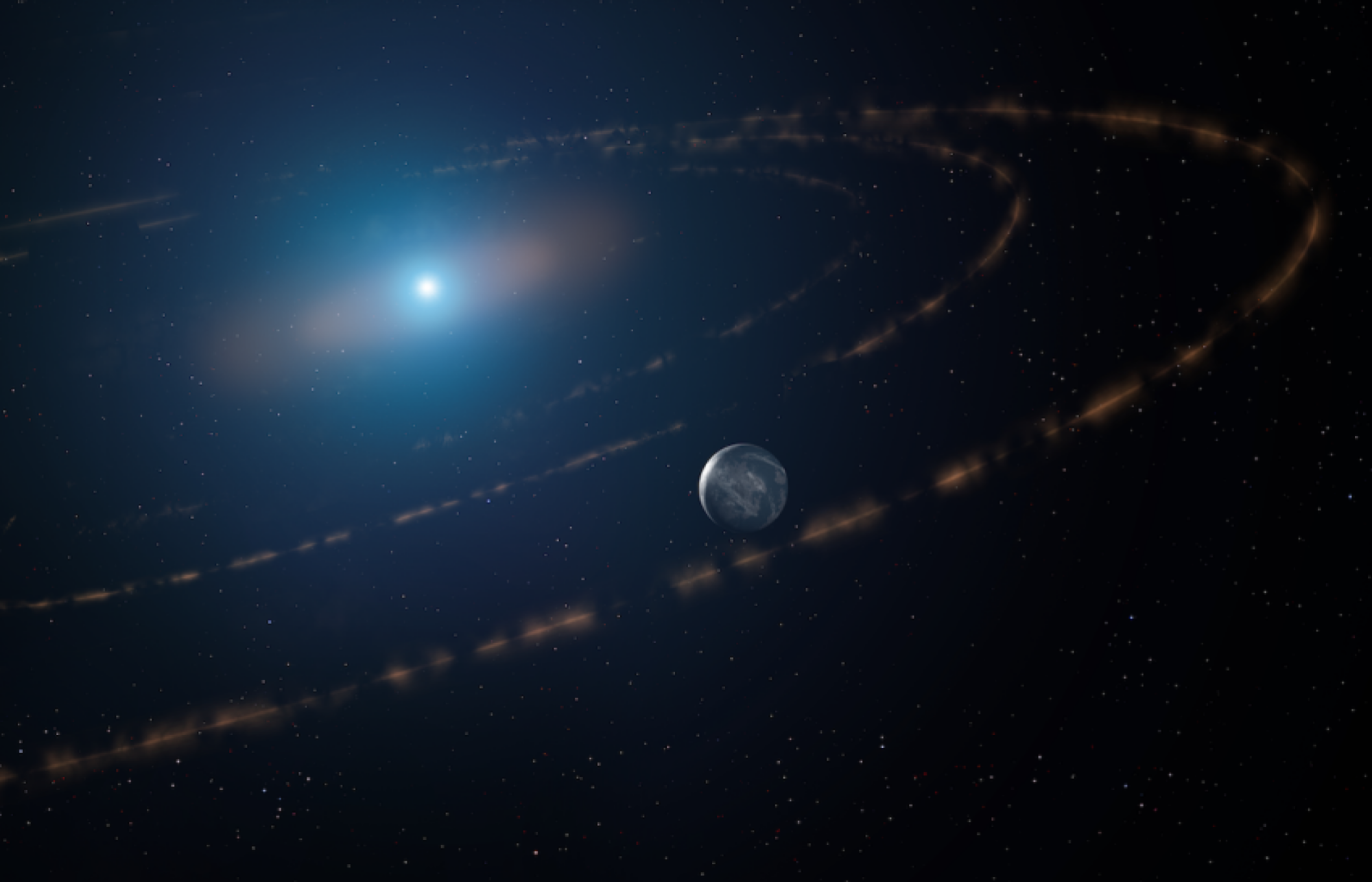 Rocky world orbiting a white dwarf star