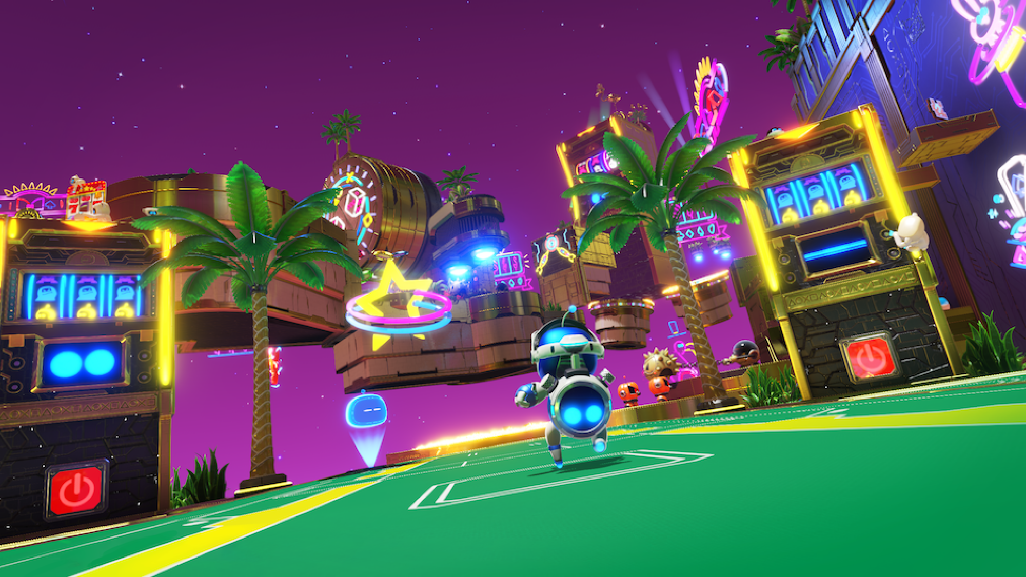 Casino level in Astro Bot