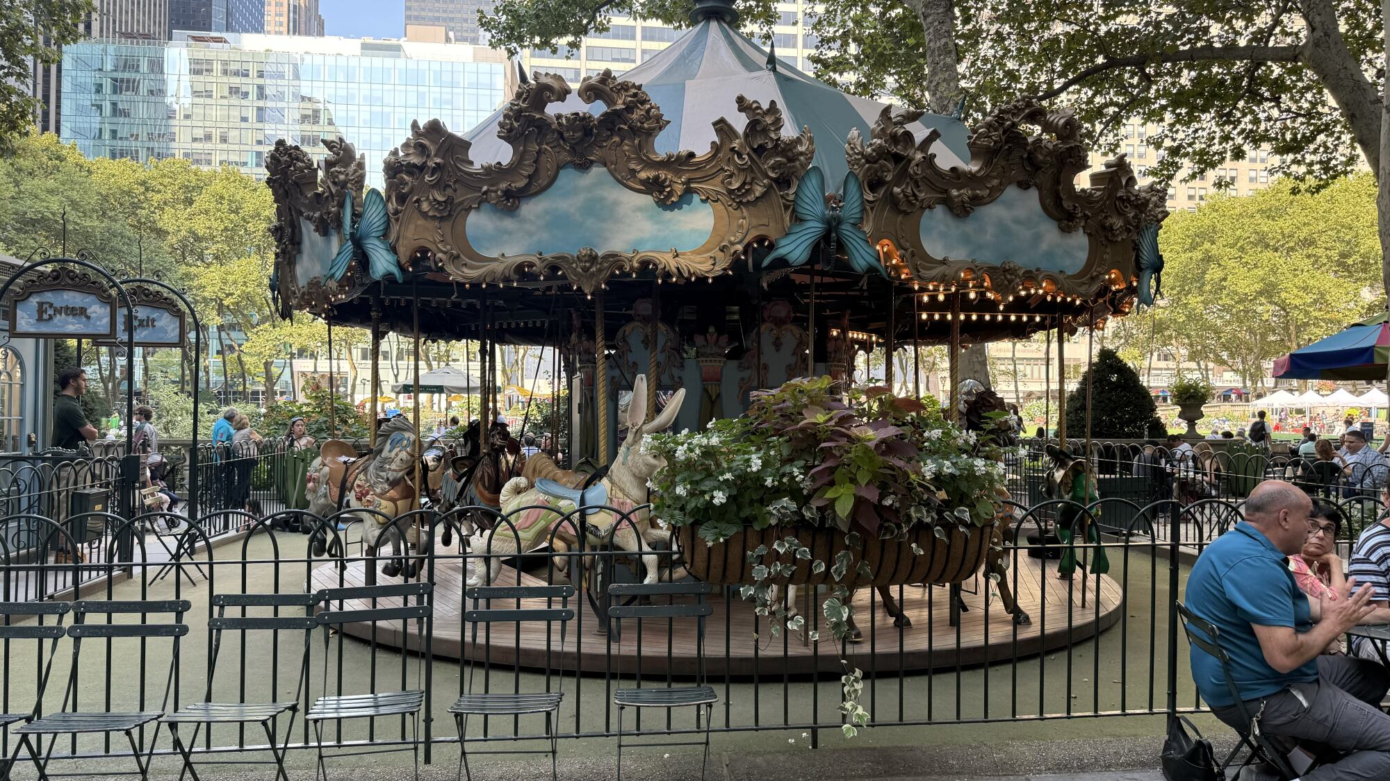 Bryant Park Carousel in Manhattan