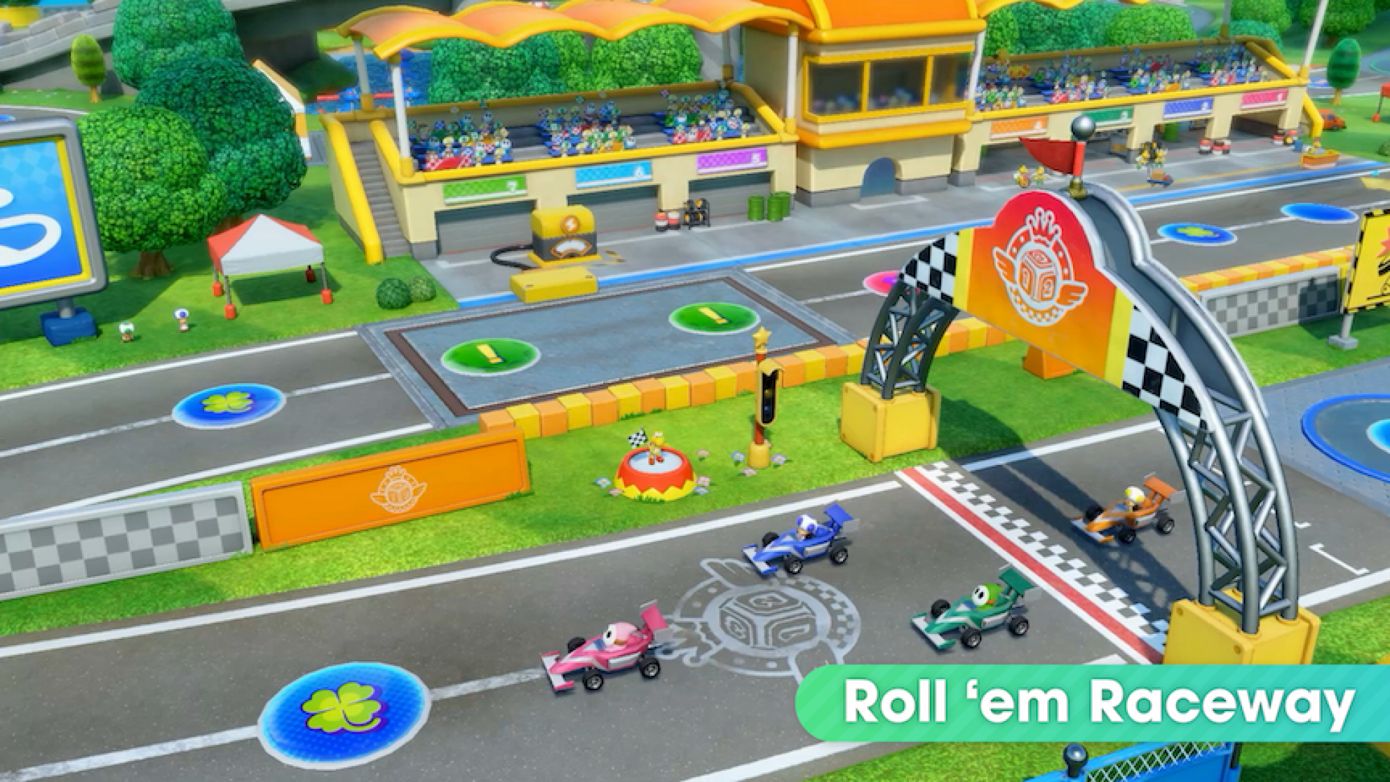 Mario Party Jamboree raceway map