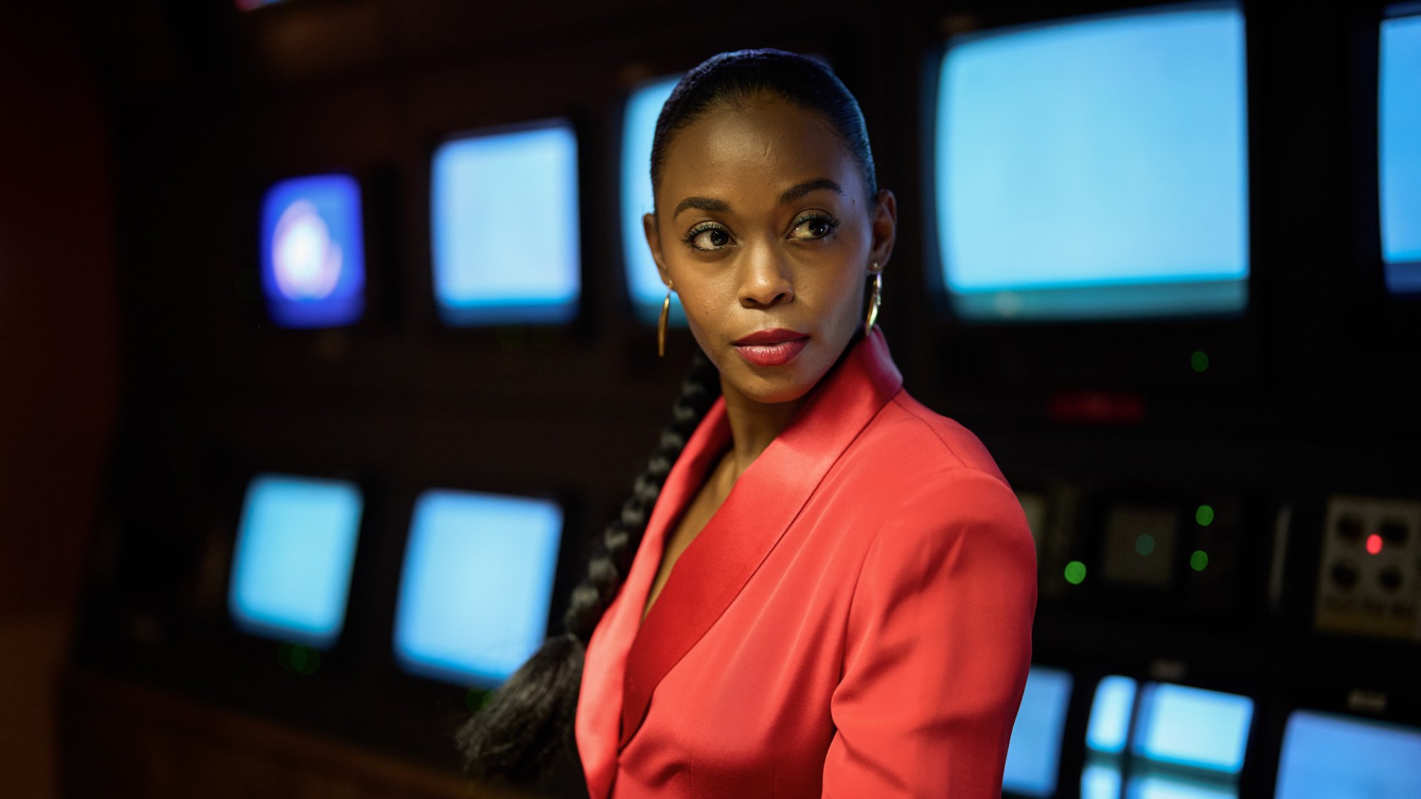 Nafessa Williams as Cameron Cook in the TV show "Rivals."